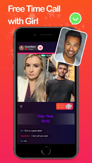 Zrzuty ekranu Truer: video chat & live call