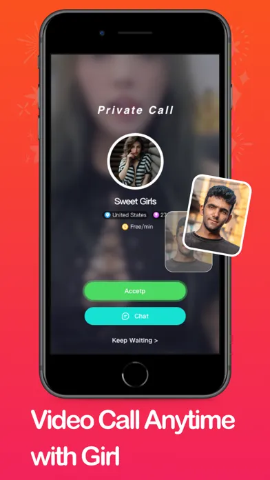 Zrzuty ekranu Truer: video chat & live call