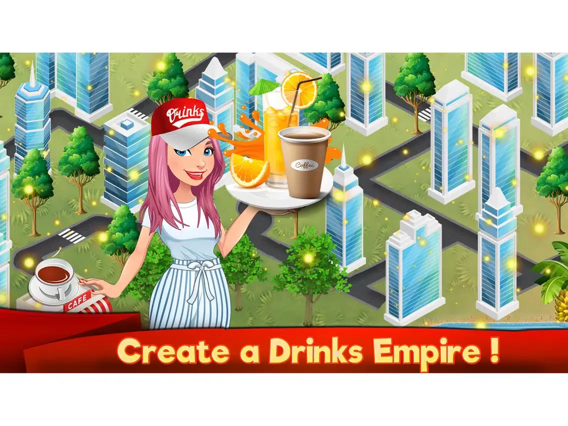 Capturas de pantalla de Coffee Shop Juice Drink Tycoon iPad 