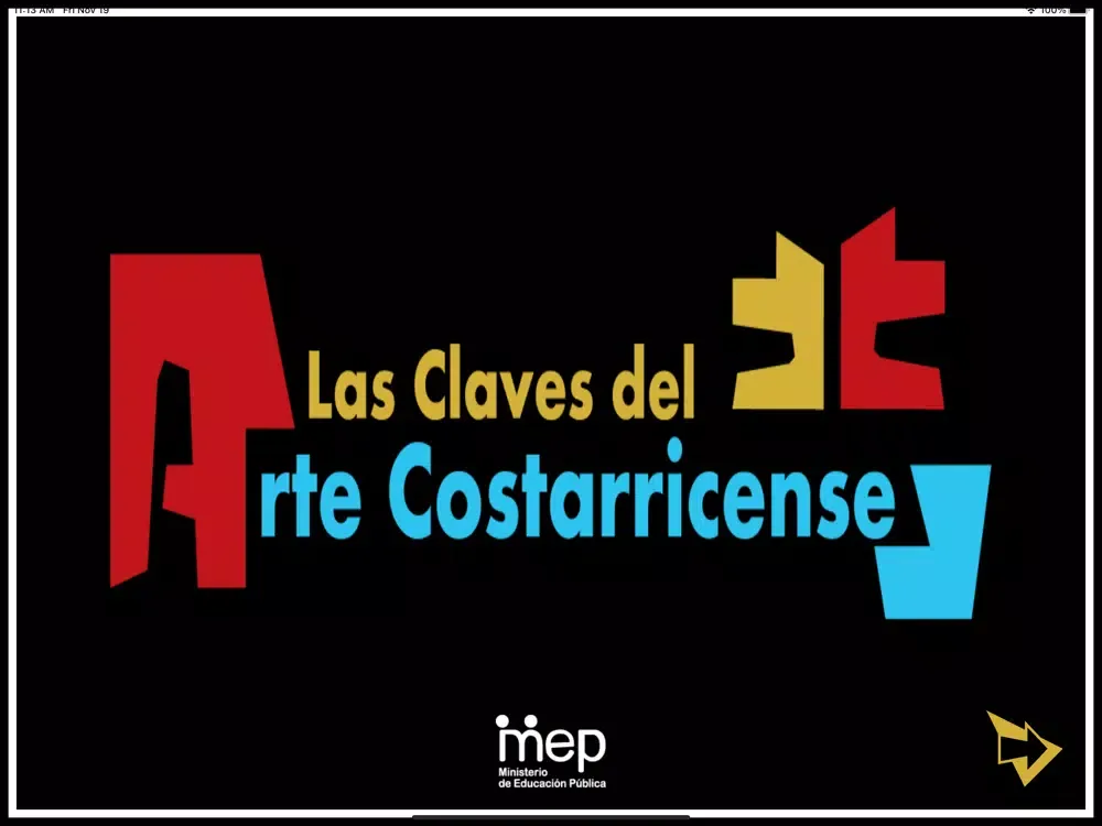 MEP-ClavesArteCostarricense iPad  Screenshots