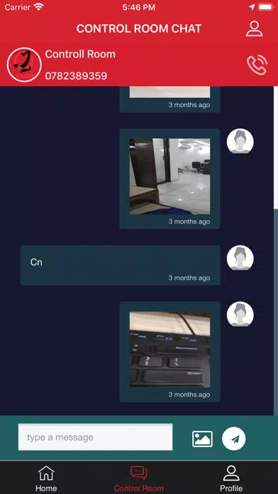 Capturas de tela do MEP SECURITY