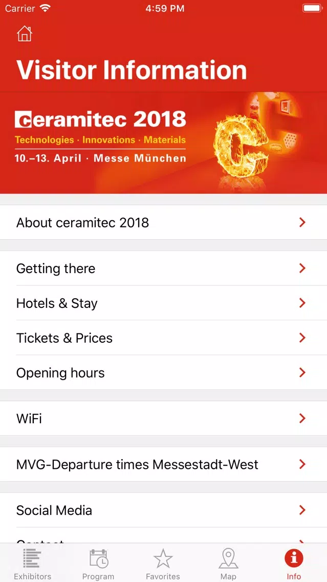 ภาพหน้าจอของ ceramitec 2018