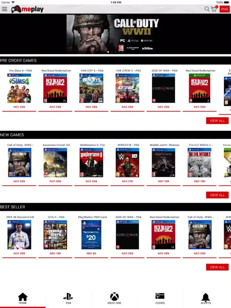 Captures d'écran de meplay games iPad 