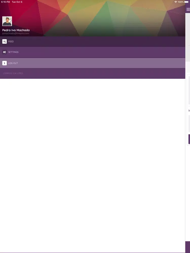 Tangkapan skrin Hub Saúde Íntima da Mulher iPad 