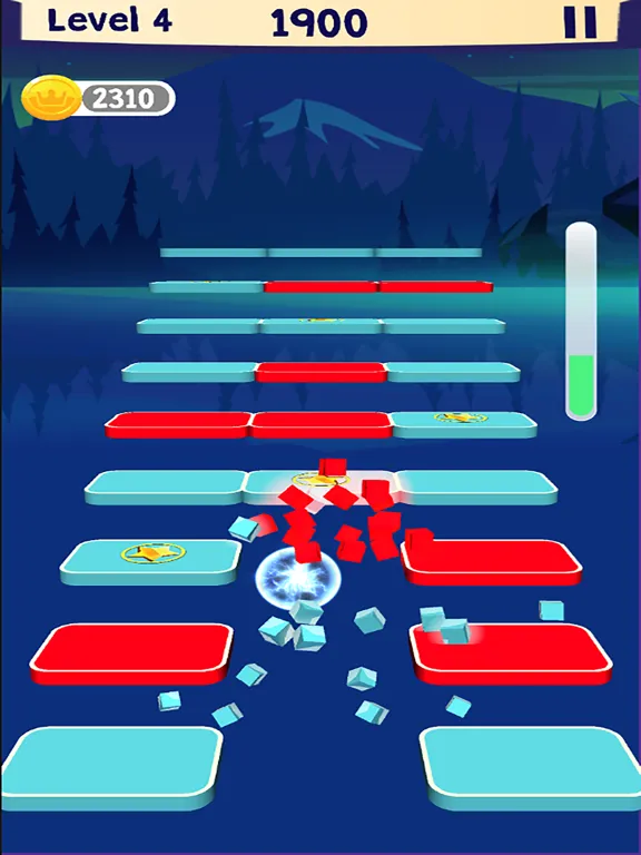 Tangkapan layar Stair Ball 3D iPad 