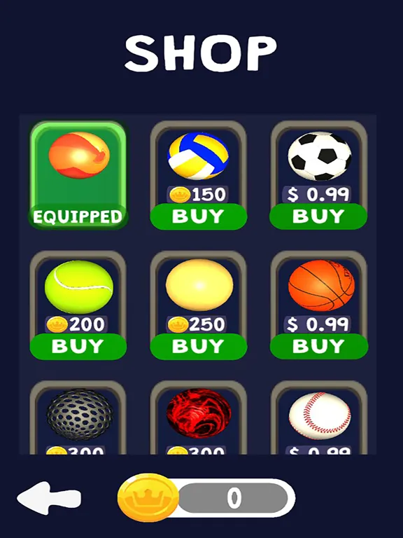 Tangkapan layar Stair Ball 3D iPad 