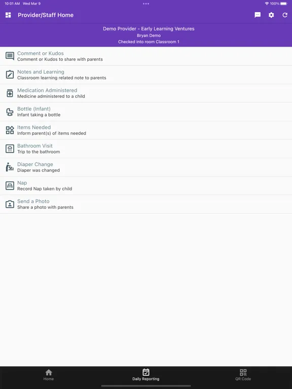Скриншоты ELV Provider/Staff iPad 
