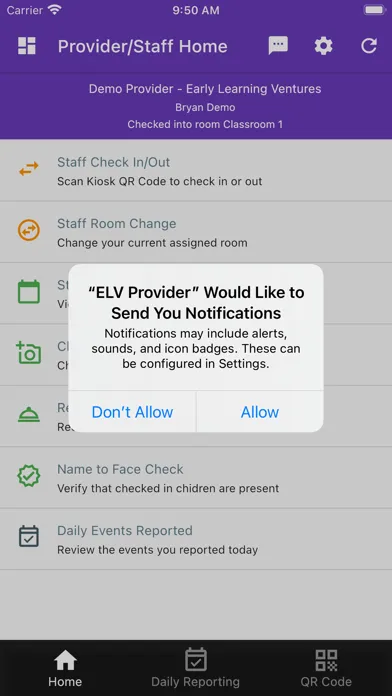 Скриншоты ELV Provider/Staff