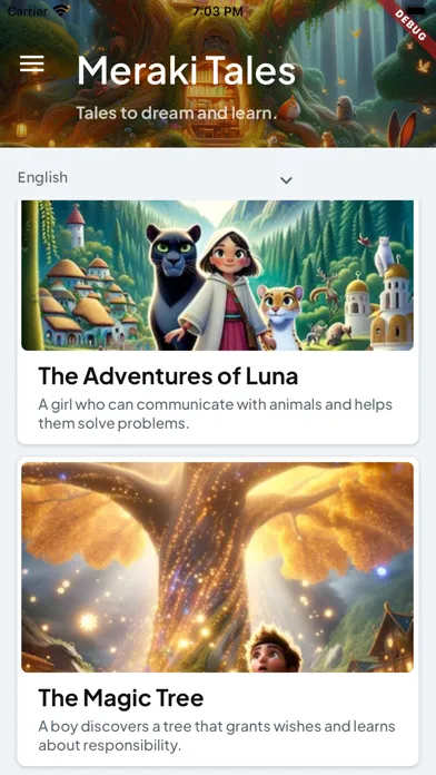Cuentos infantiles - Merakily应用截图
