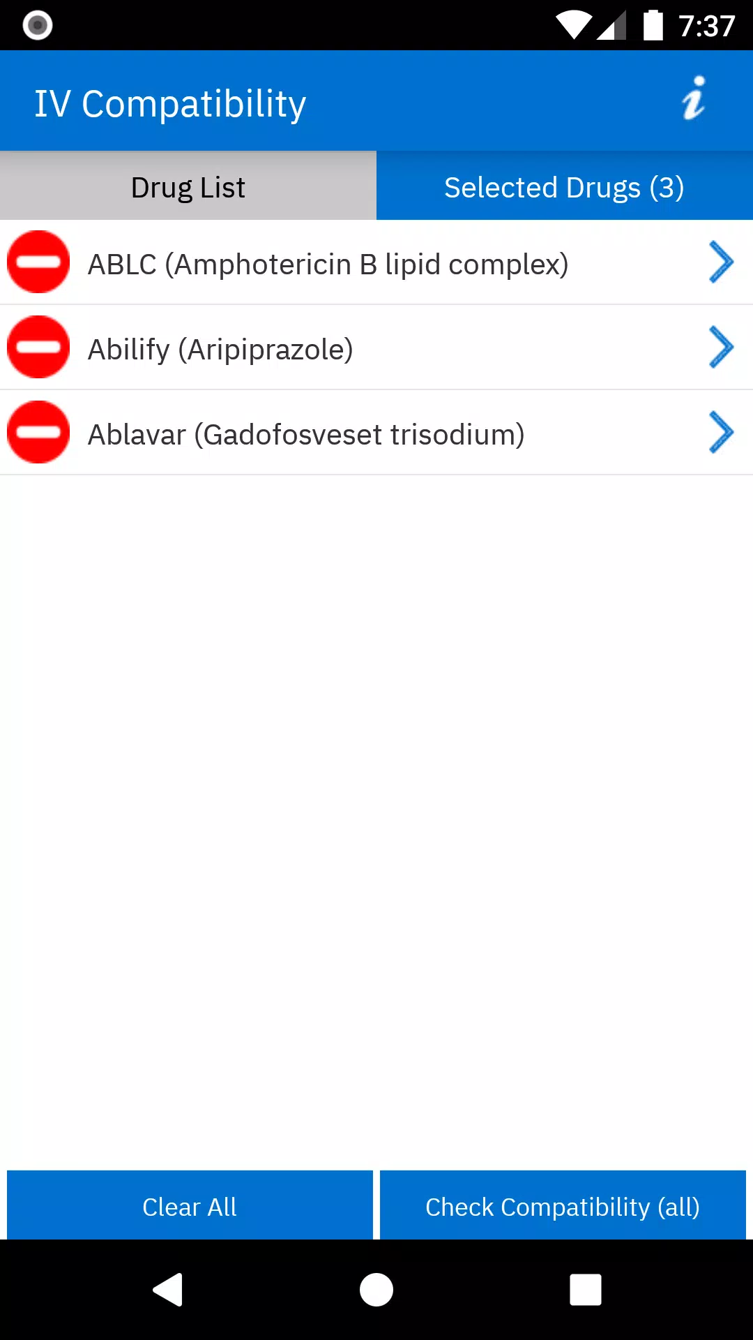 Micromedex IV Compatibility Screenshots2