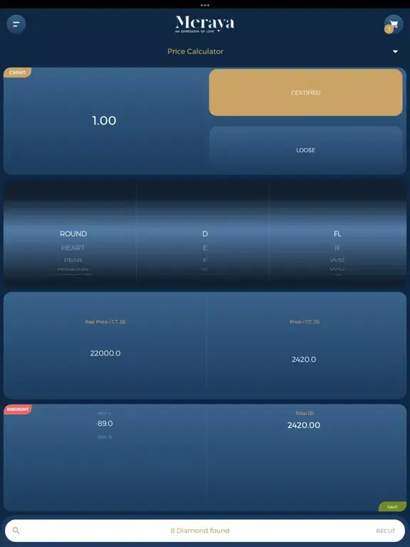 Capturas de pantalla de Meraya Diamond iPad 