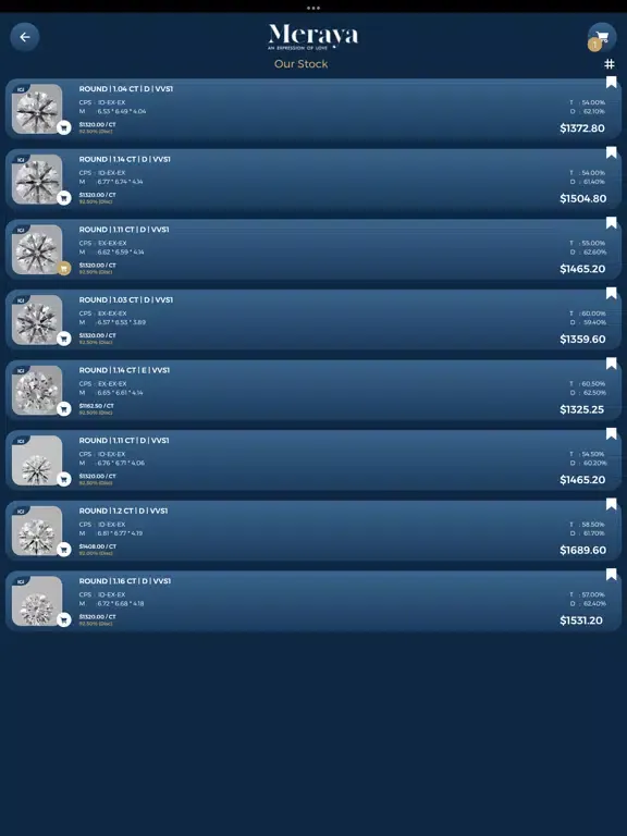 Capturas de pantalla de Meraya Diamond iPad 