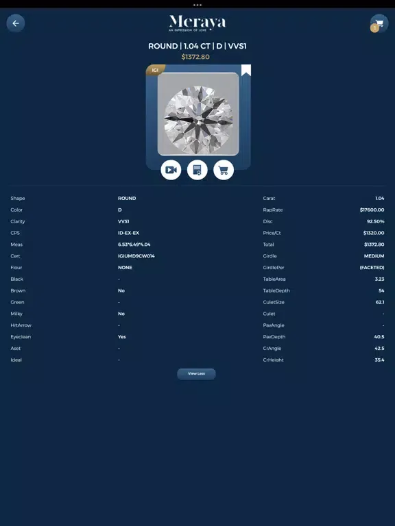 Capturas de pantalla de Meraya Diamond iPad 