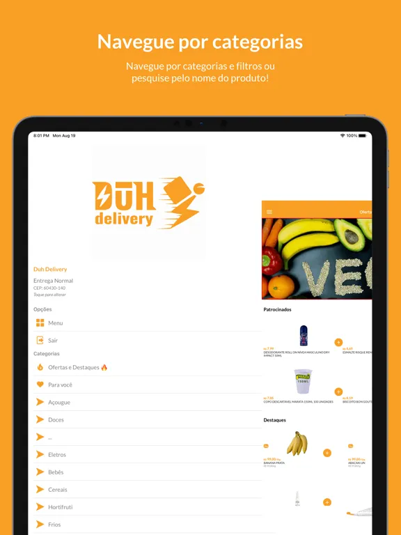 ภาพหน้าจอของ Duh Delivery iPad 