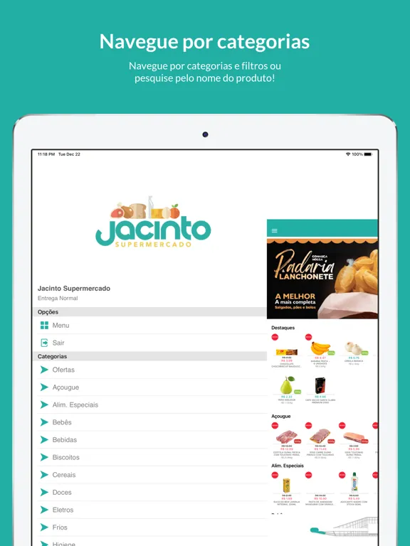 Jacinto Supermercado iPad  سکرین شاٹس