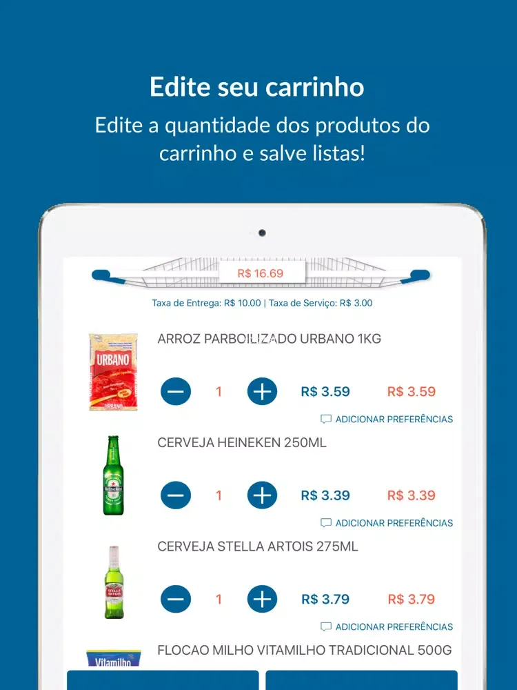 Supermercado Mendonça iPad  Screenshots