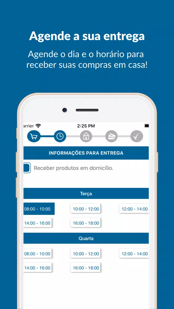 Capturas de tela do Supermercado Mendonça