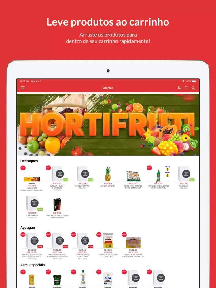ภาพหน้าจอของ Supermercado Pratiko iPad 