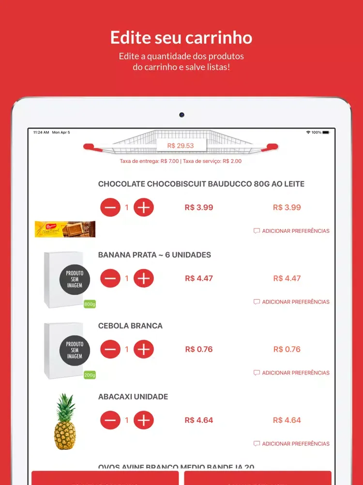ภาพหน้าจอของ Supermercado Pratiko iPad 