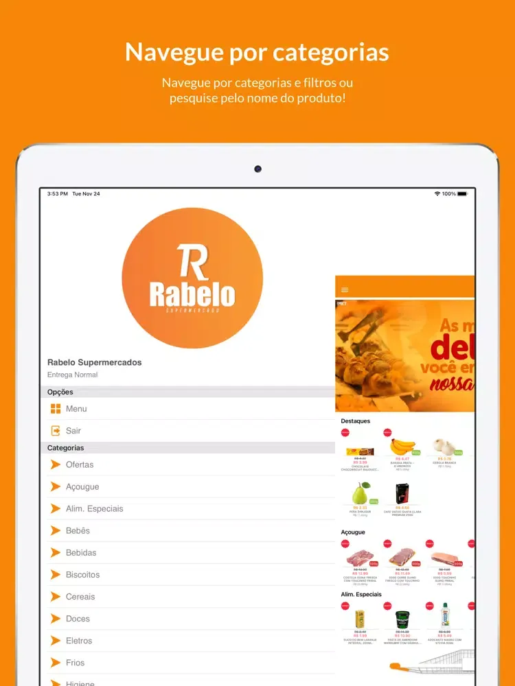 تصاویر Supermercado Rabelo iPad 
