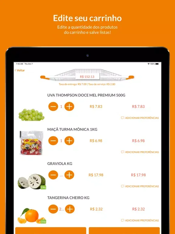 Mercadinhos São Luiz iPad  Ekran Görüntüleri