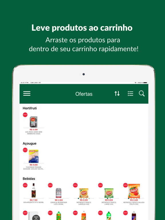 Super Uchôa Supermercado iPad  Screenshots