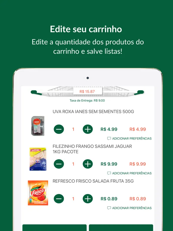 Super Uchôa Supermercado iPad  Screenshots