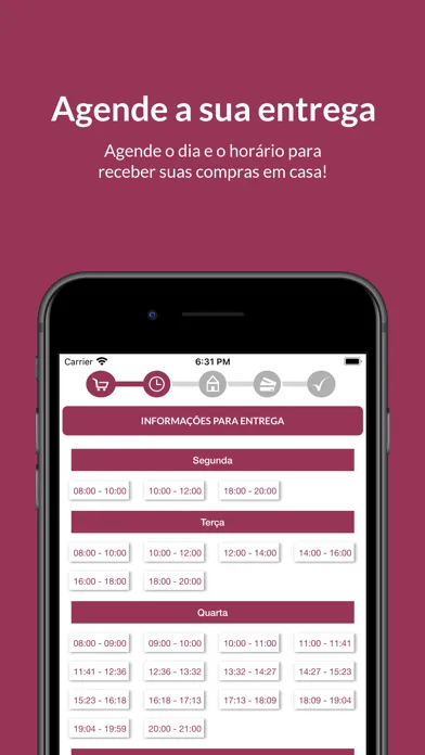 Capturas de tela do Supermercados Tio Dongo
