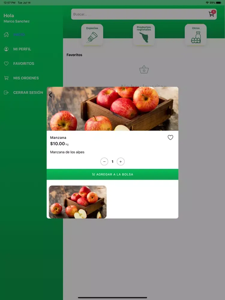 Mercadito en tu colonia iPad 应用截图