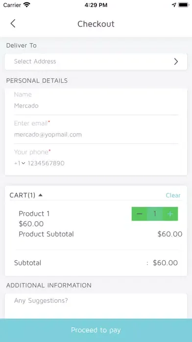 Zrzuty ekranu Mercado Bnb