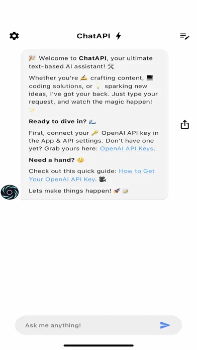 Скриншоты ChatAPI - AI Chat for Less