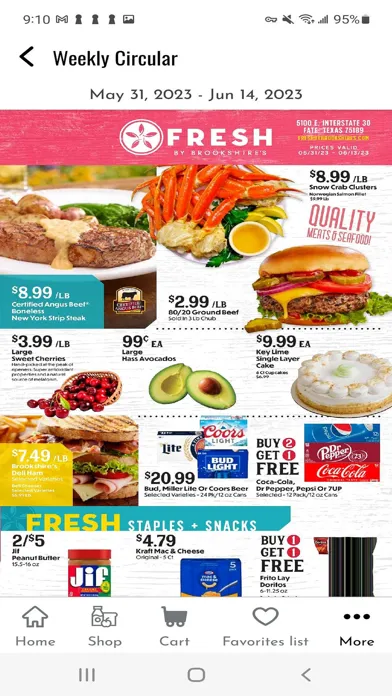 Capturas de pantalla de FRESH by Brookshire’s