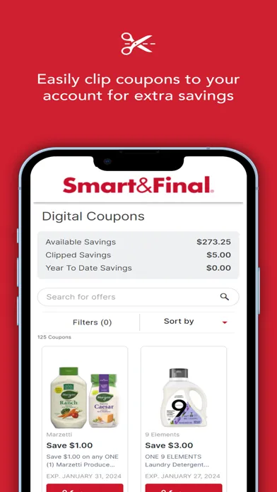 Captures d'écran de Smart & Final