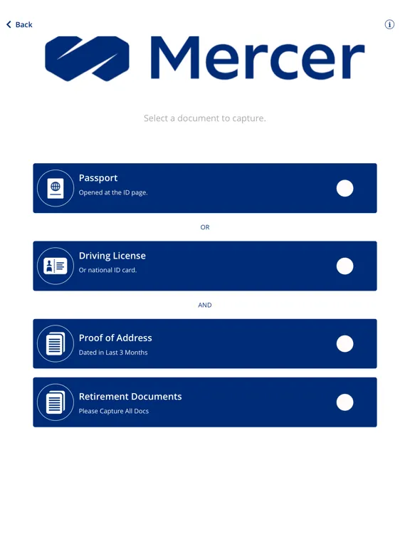 Скриншоты Mercer Verify iPad 