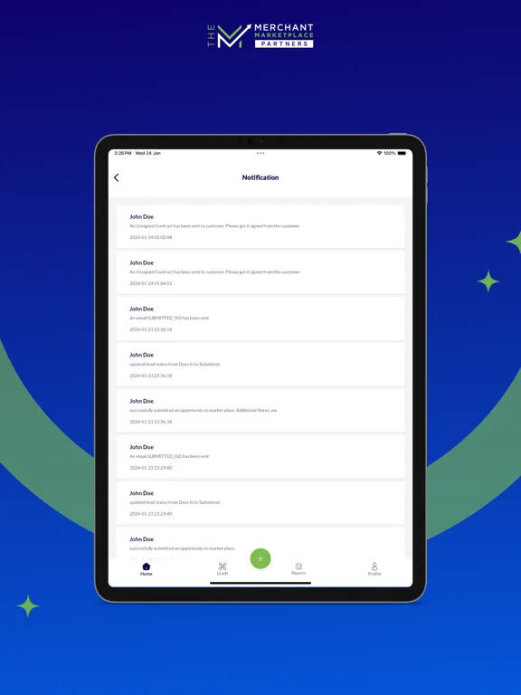 ISO Portal MMP iPad  Screenshots