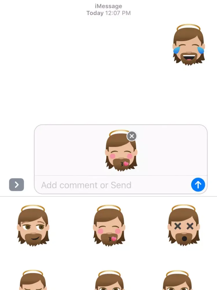 Скриншоты Christmoji Stickers iPad 