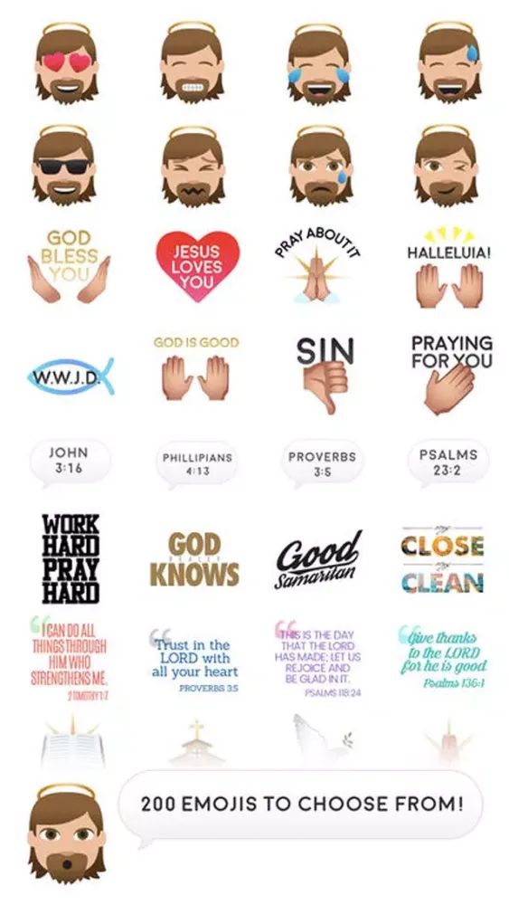 Скриншоты Christmoji Stickers