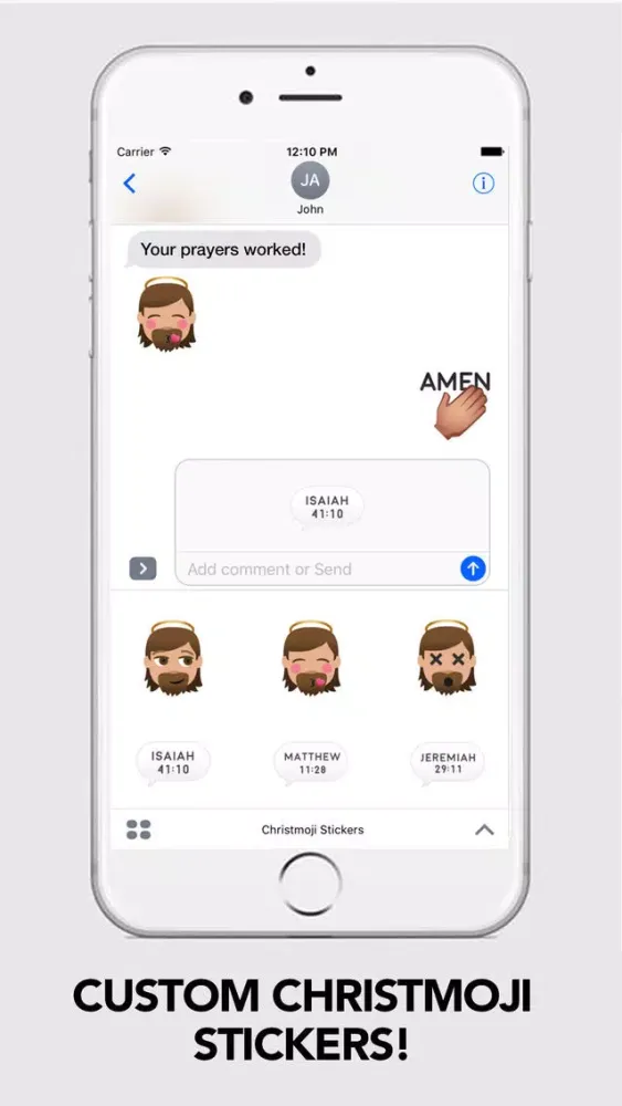 Скриншоты Christmoji Stickers