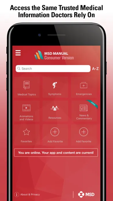 Tangkapan layar MSD Manual Consumer