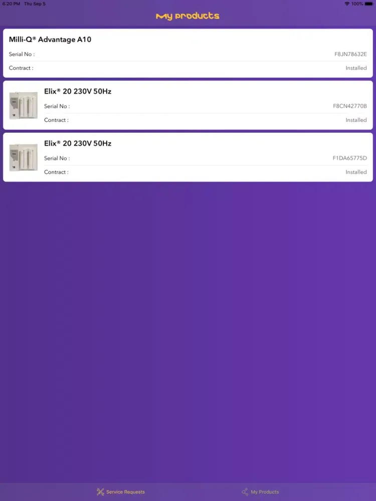 صور Merck Instrumentation Service iPad 