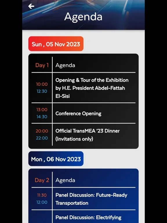 TransMEA Expo iPad 應用截圖