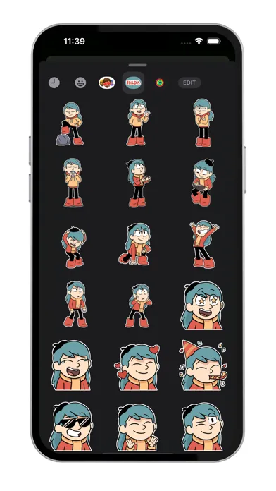 Hilda Official Stickers Screenshots