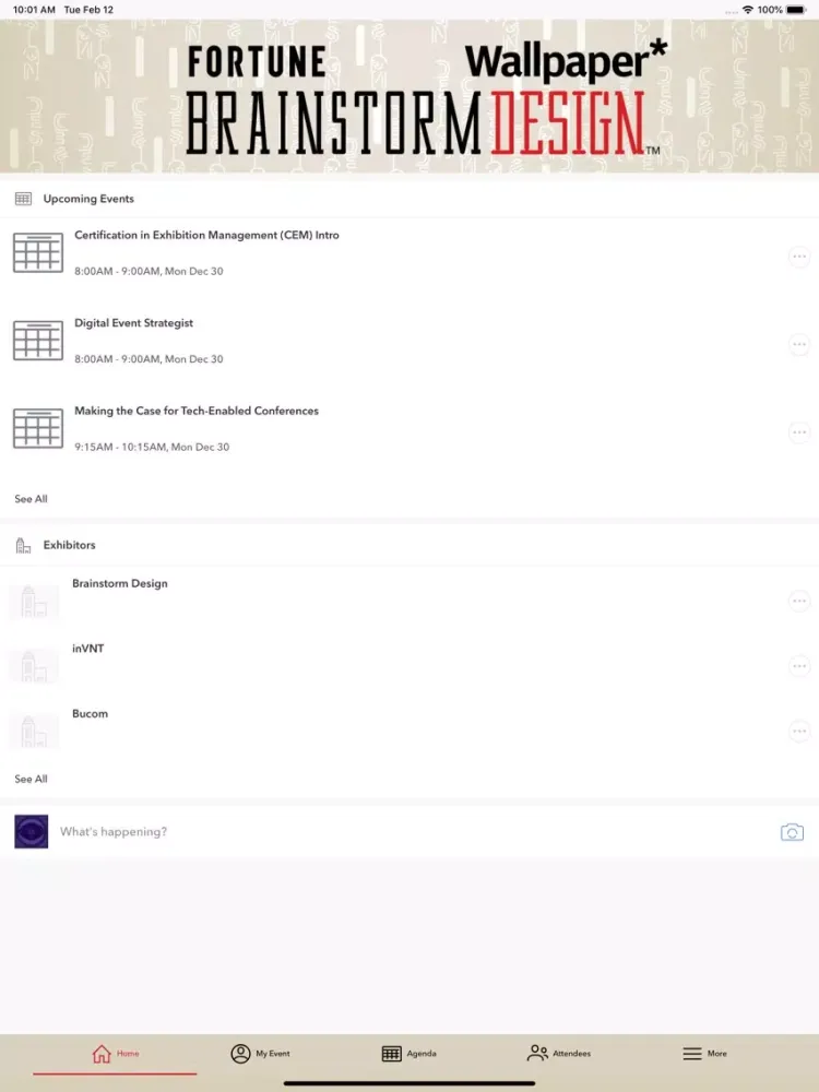 Tangkapan skrin Brainstorm Design 2019 iPad 