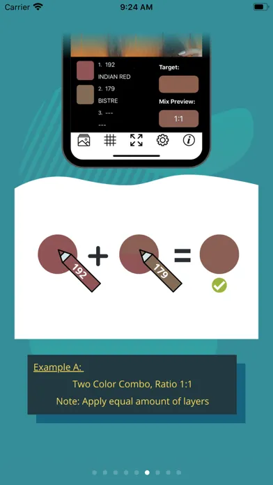Captures d'écran de Colored Pencil Picker