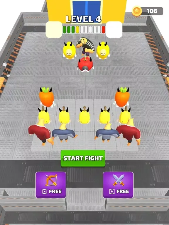 Banana cat Merge battle iPad Screenshots