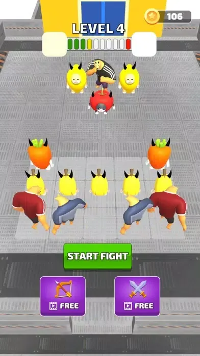 Banana cat Merge battle Screenshots