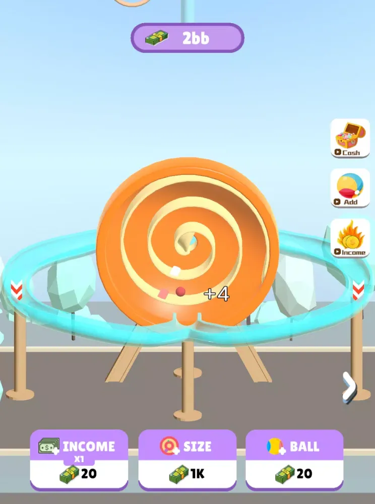 Tangkapan layar Merge Crazy Balls