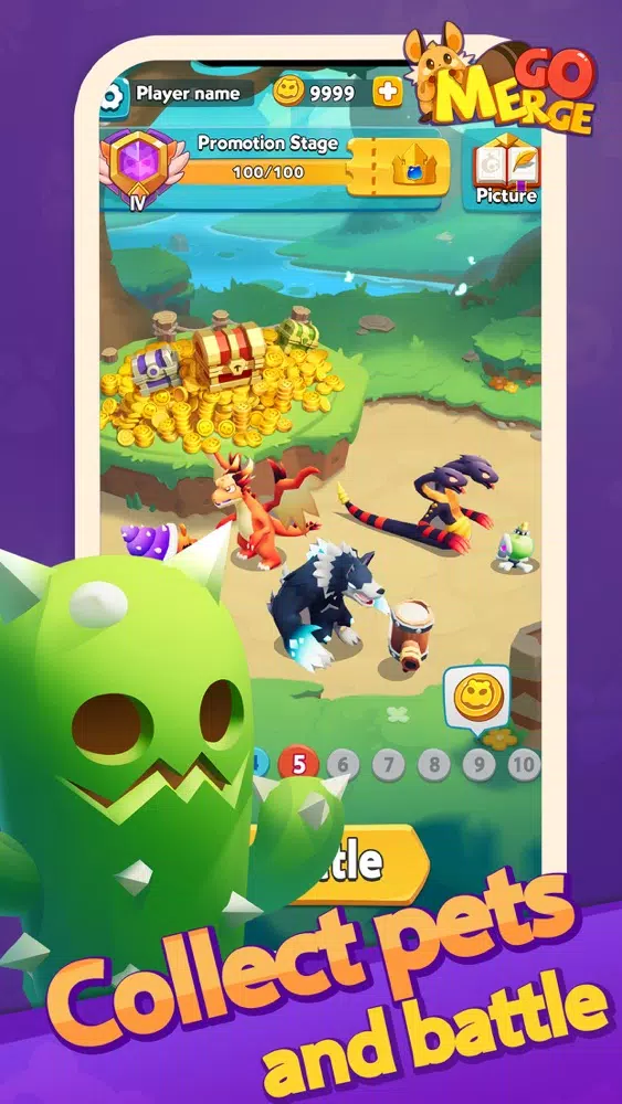 Merge Go - Monster Evolution应用截图