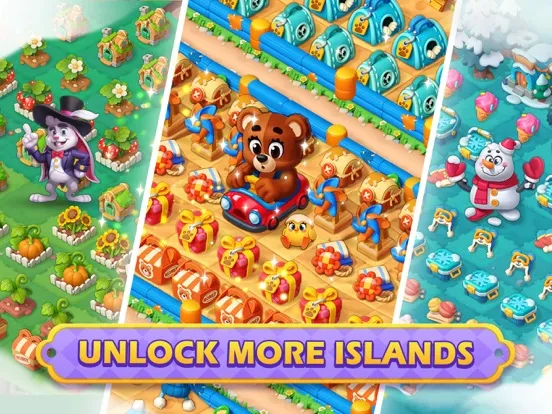 Capturas de tela do Mergeland of Animal Adventure iPad 