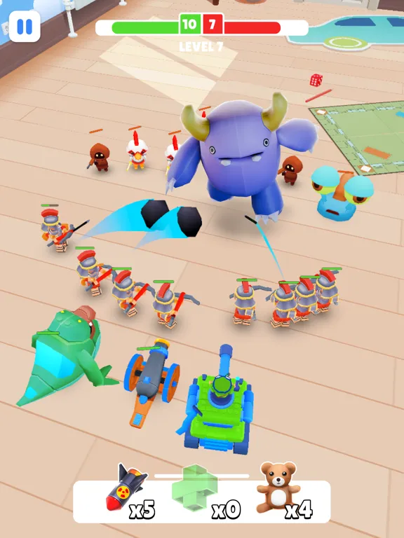 TOYS Rumble: Merge and Clash iPad  Screenshots